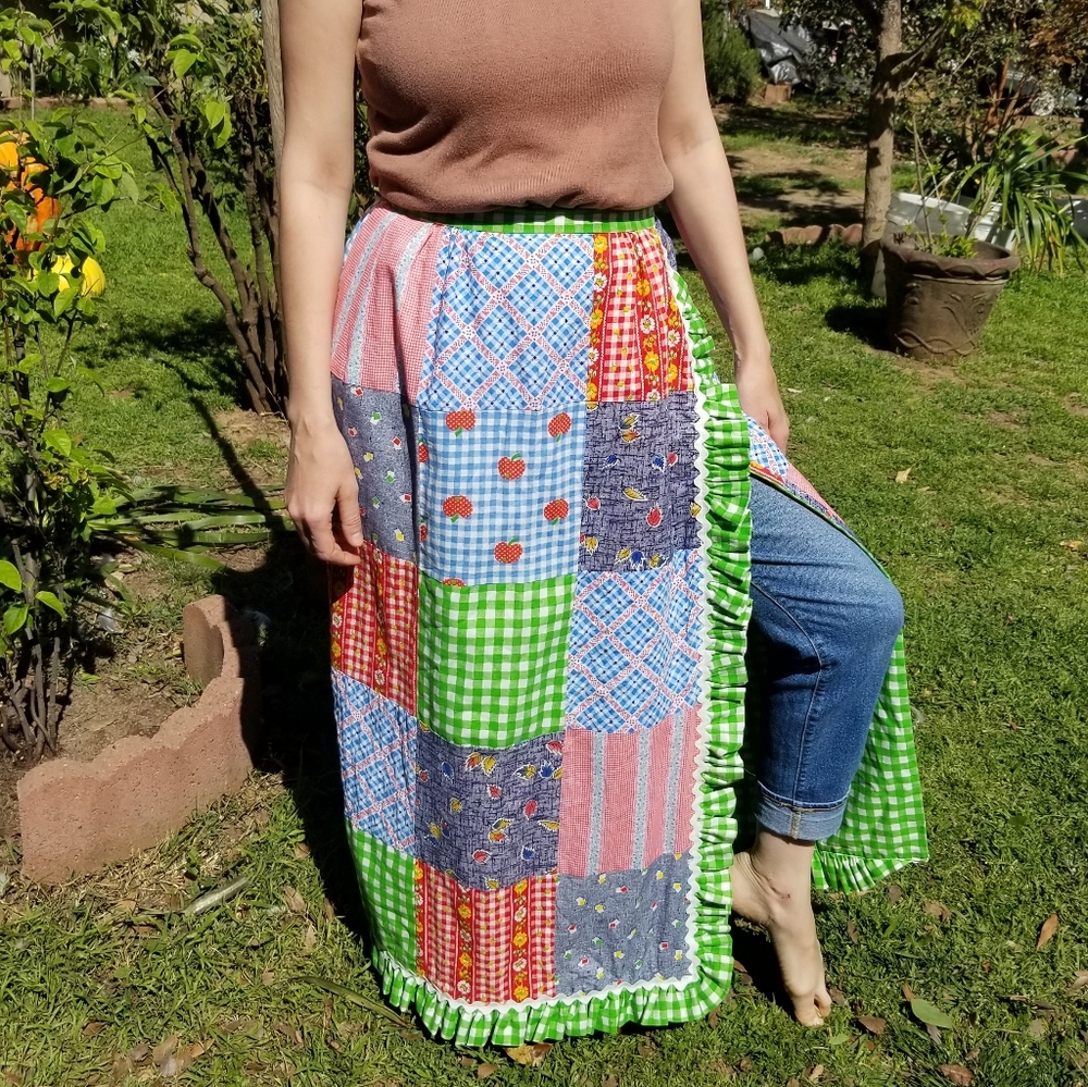 Mountain Artisans Patchwork Quilt Maxi Wrap Maxi … - image 5